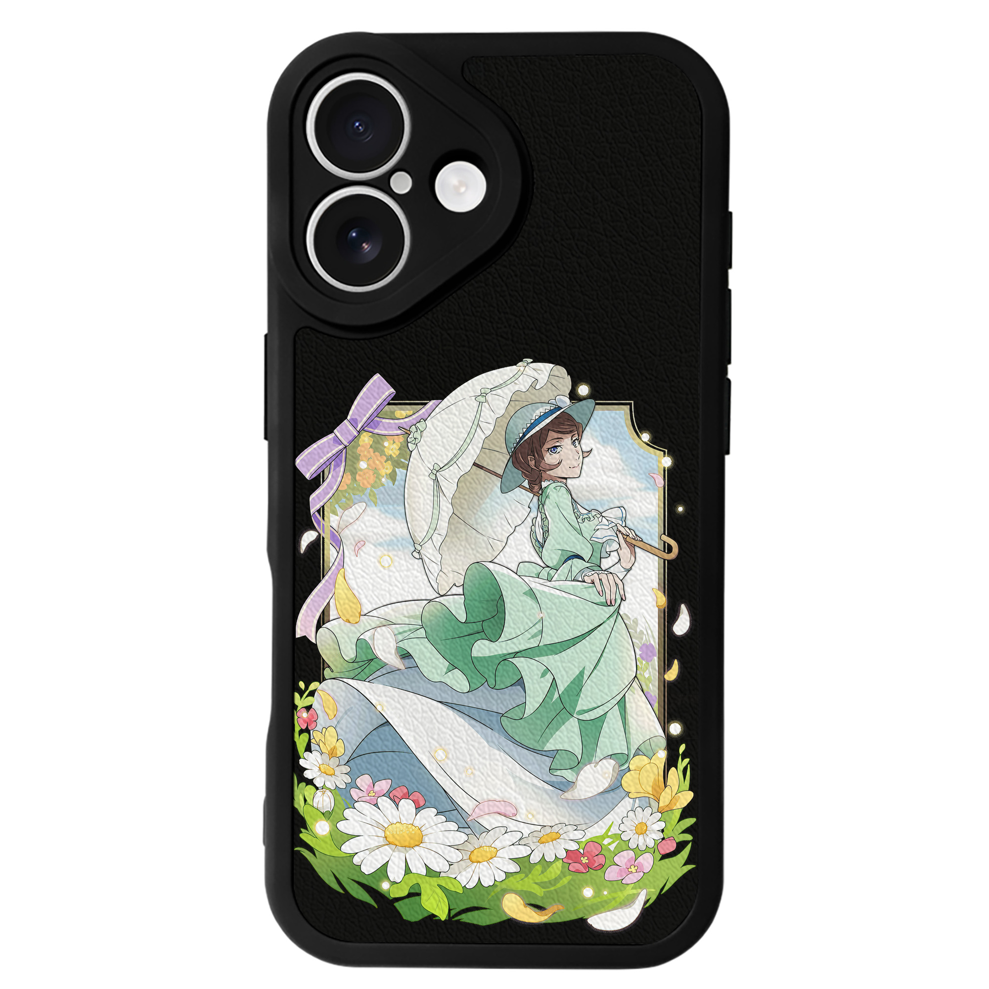 （画像用） 文豪ストレイドッグス Bungo Stray Dogs 【iPhone 16シリーズ対応】シリコンスマホケース（レザー調） 材質：シリコン